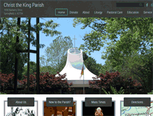 Tablet Screenshot of ctkparish.com